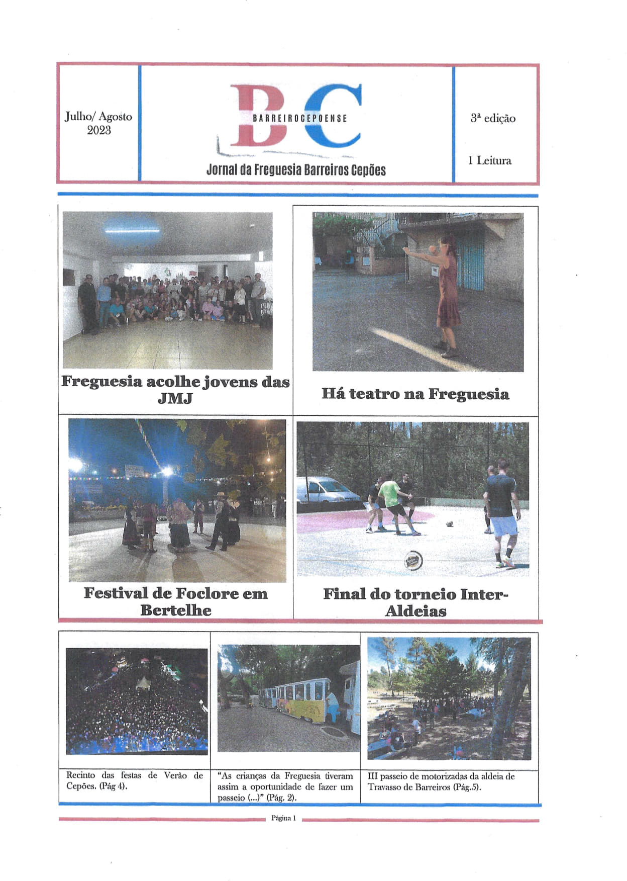 3ª Edição do Jornal BarreiroCepoense
